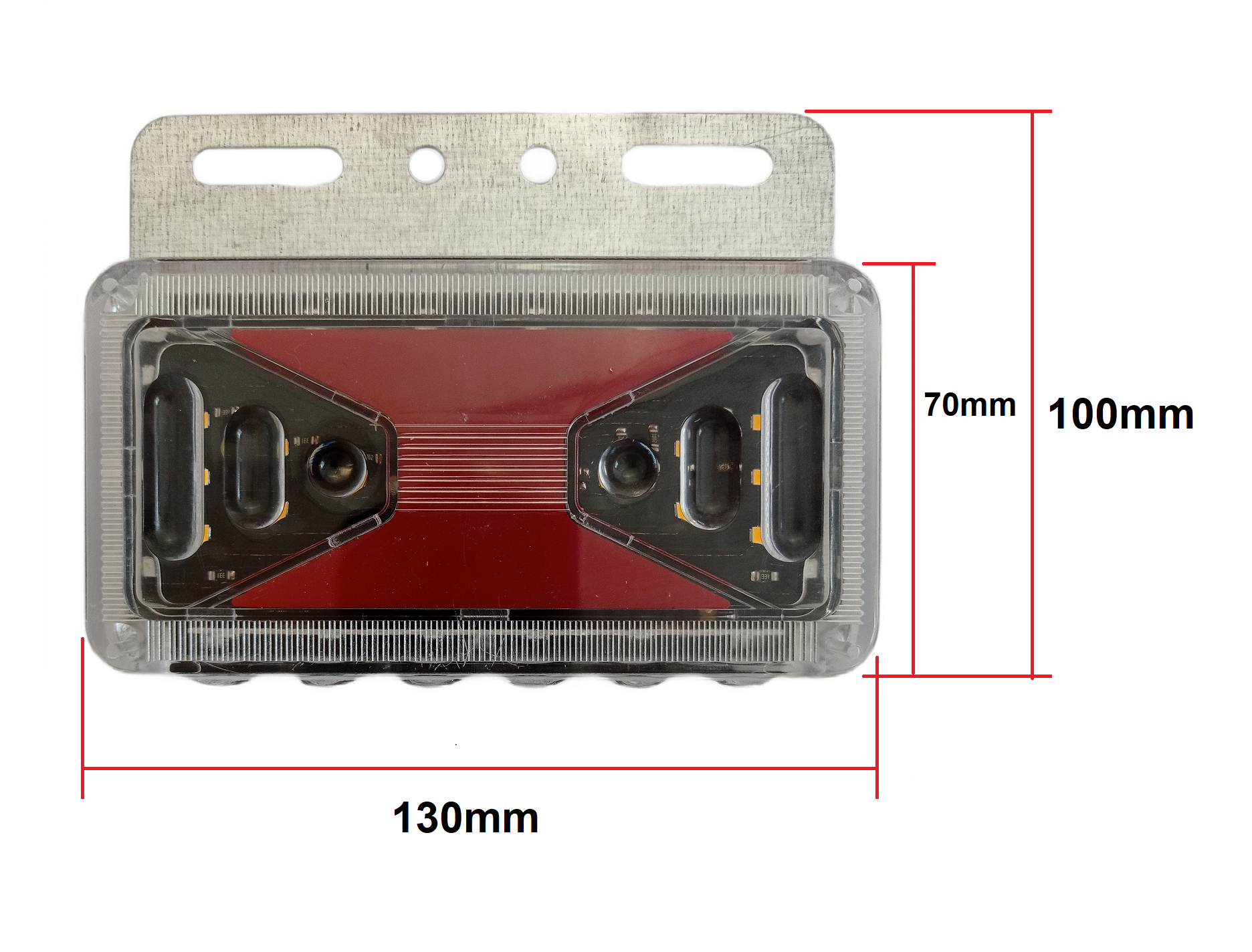 LED-Rücklicht, 24 V, 6 Funktionen, Für Anhänger, Wohnmobil, LKW, Truck, 120 LEDs, 1 Paar